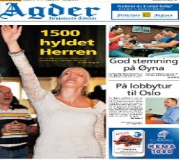 Agder Flekkefjords Tidende Newspaper