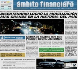 Ámbito Financiero Newspaper