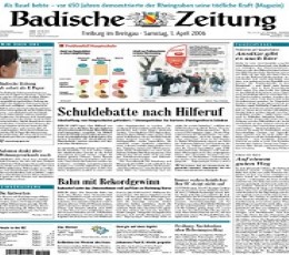 Badische Zeitung Newspaper