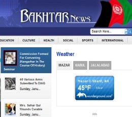 Bakhtar News Agency Newspaper