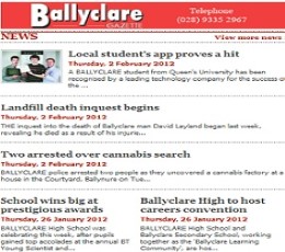 Ballyclare Gazette Newspaper