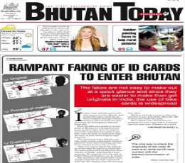 Bhutan Today Newspaper