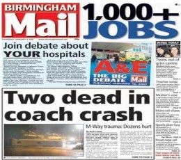 Birmingham Mail Newspaper