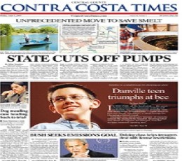 Contra Costa Times Newspaper
