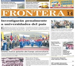 Diario Frontera Newspaper