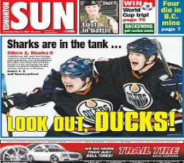 Edmonton Sun Newspaper
