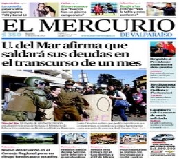 El Mercurio de Valparaíso Newspaper