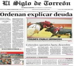 El Siglo de Torreón Newspaper