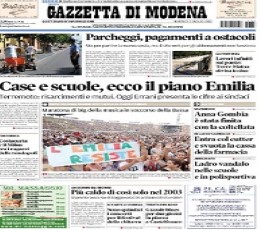 Gazzetta di Modena Newspaper