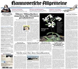 Hannoversche Allgemeine Zeitung Newspaper