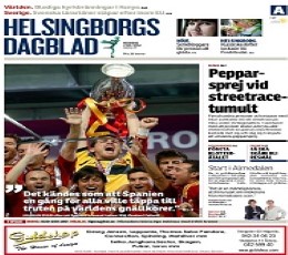 Helsingborgs Dagblad Newspaper