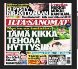 Ilta-Sanomat Newspaper