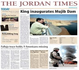 The Jordan Times Newspaper