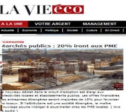 La Vie Éco Newspaper