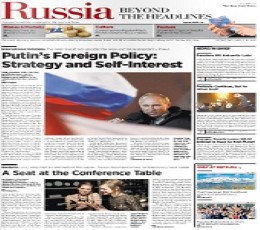 Russia Beyond the Headlines Newspaper