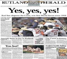 Rutland Herald Newspaper