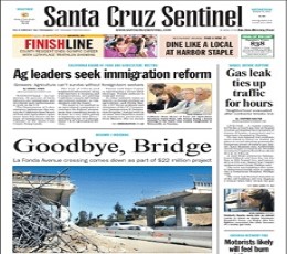 Santa Cruz Sentinel Newspaper