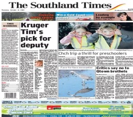 The Southland Times Newspaper