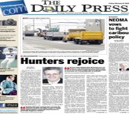 Timmins Daily Press Newspaper