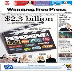 Winnipeg Free Press Newspaper