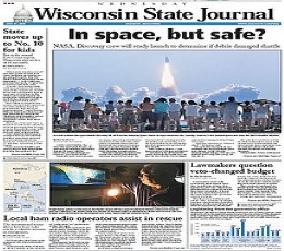 Wisconsin State Journal Newspaper