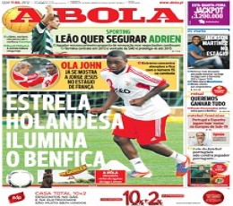 A Bola Newspaper