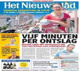 Het Nieuwsblad Newspaper