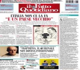 Il Fatto Quotidiano Newspaper