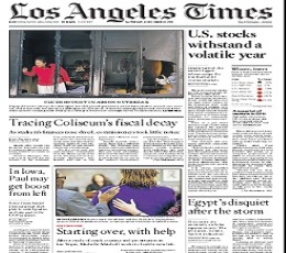 Los Angeles Times Newspaper