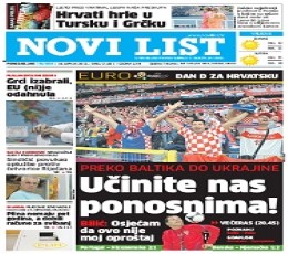 Novi list Newspaper