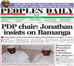 Peoples Daily Newspaper