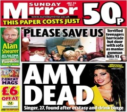 Sunday Mirror Newspaper