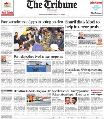 tribune newspaper english epaper newspapers details